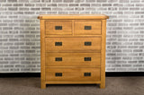 Grasmere Oak 2 Over 3 Chest Of Drawers - The Sofa Group