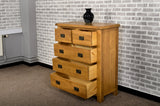 Grasmere Oak 2 Over 3 Chest Of Drawers - The Sofa Group