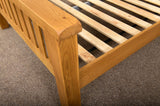 Duddon Oak Slatted Bed 5' - The Sofa Group