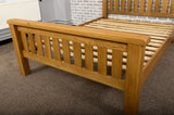 Duddon Oak Slatted Bed 5' - The Sofa Group