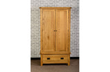 Duddon Oak Gents Wardrobe - The Sofa Group