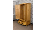 Duddon Oak Gents Wardrobe - The Sofa Group