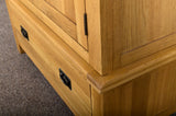 Duddon Oak Gents Wardrobe - The Sofa Group