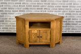 Grasmere Oak Corner TV Unit - The Sofa Group
