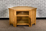 Grasmere Oak Corner TV Unit - The Sofa Group