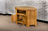 Grasmere Oak Corner TV Unit - The Sofa Group