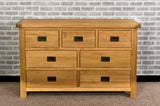 Grasmere Oak 3 Over 4 Chest - The Sofa Group