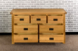 Grasmere Oak 3 Over 4 Chest - The Sofa Group