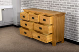 Grasmere Oak 3 Over 4 Chest - The Sofa Group