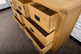 Grasmere Oak 3 Over 4 Chest - The Sofa Group