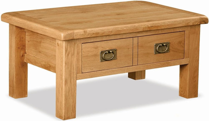 Grasmere Oak Coffee Table With Drawer - The Sofa Group