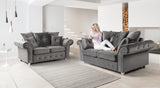 Napoli Grey 2 Seater Sofa