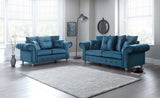 Napoli Teal 3 and 2 seater set