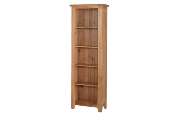 Duddon Oak Slim Bookcase - The Sofa Group