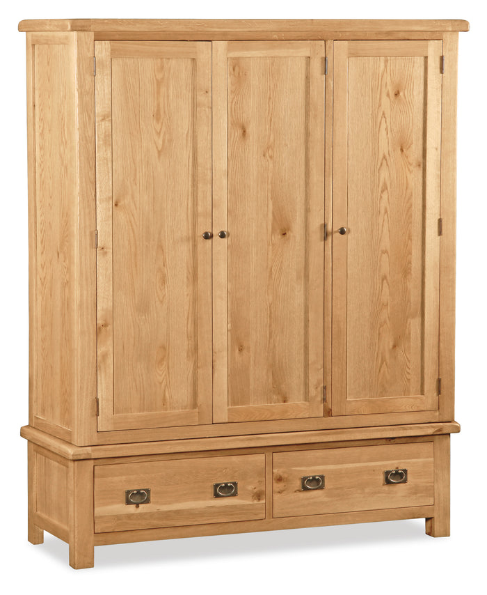 Grasmere Oak Triple Wardrobe