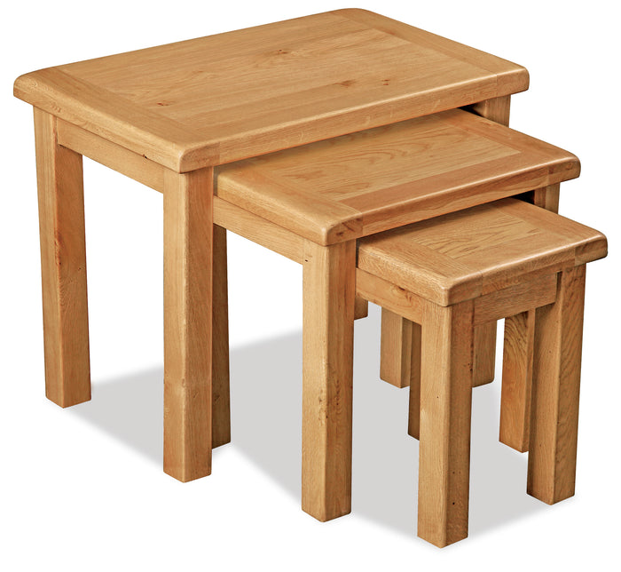 Grasmere Oak Nest of Tables