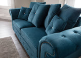 Napoli Teal 3 Seater Sofa