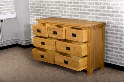 Grasmere Oak 3 Over 4 Chest - The Sofa Group