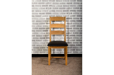 Grasmere Oak Ladder Back Dining Chair - The Sofa Group