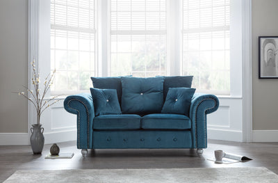 Napoli Teal 3 and 2 seater set