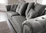 Napoli Grey 3 Seater Sofa